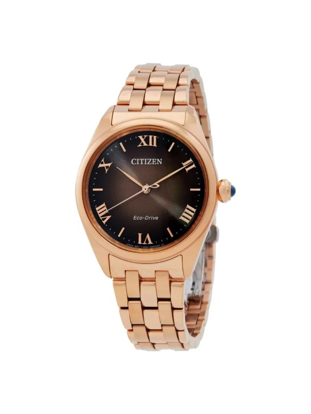 NWT Citizen L Classic Eco-Drive Brown Dial Ladies Watch